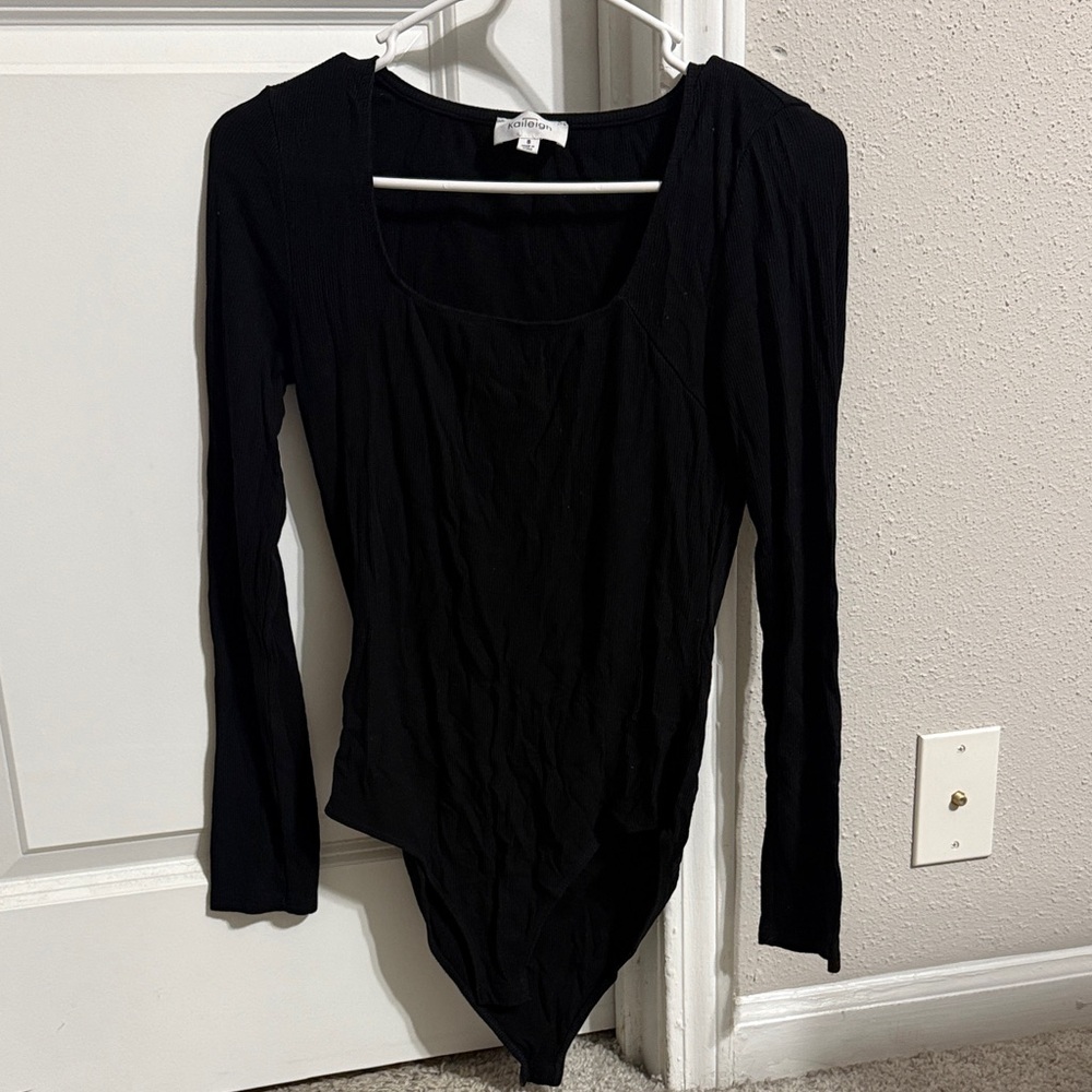 Chic Black Long Sleeve Bodysuit Stitch Fix